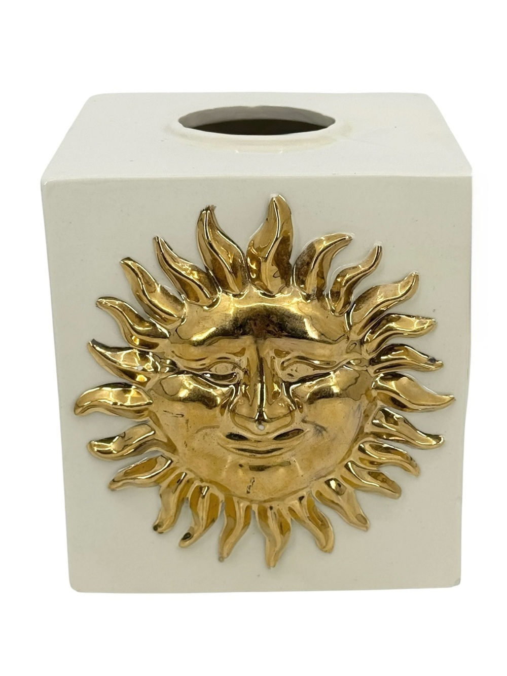 Celestial Ceramic Tissue Box Cover.